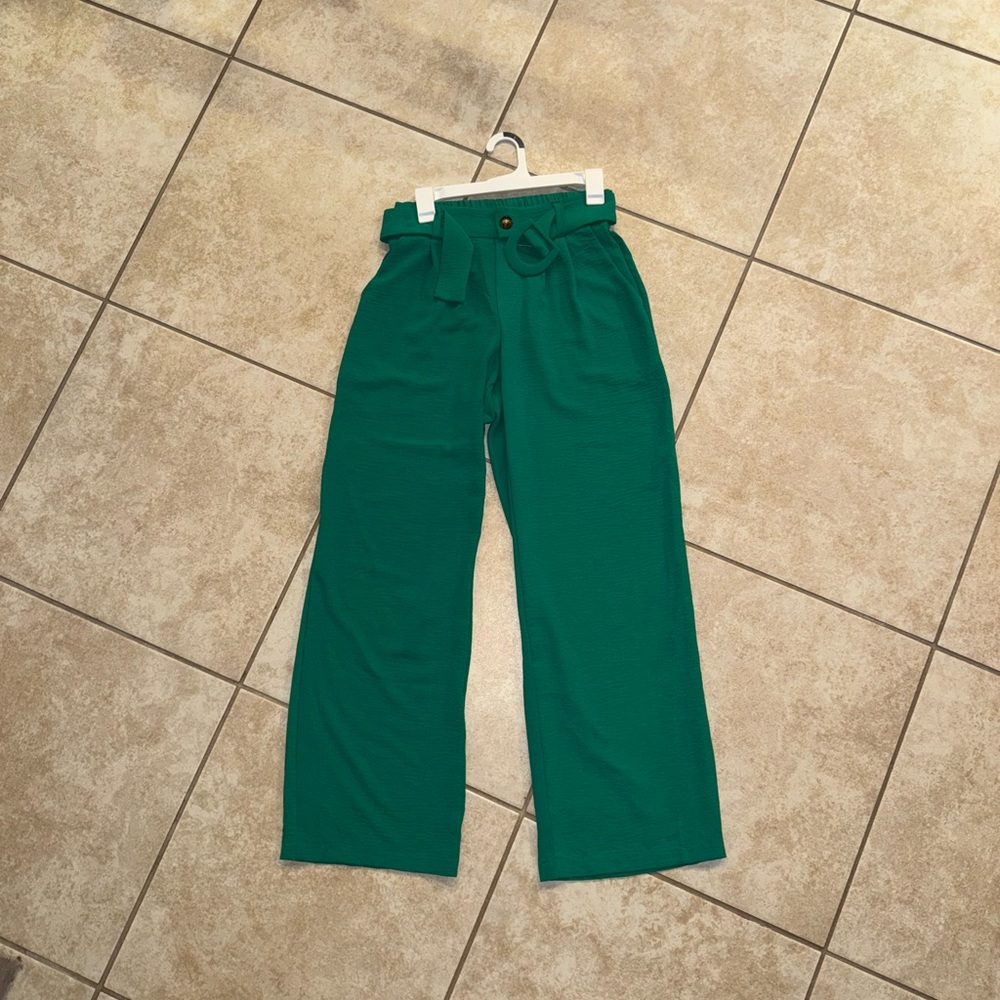 Tullea Vintage OG Green Fancy Dress Pants